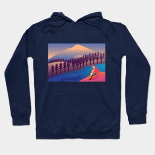 Mountains Modern Hoodie